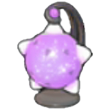 Violet meteor lamp
