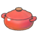 Stylish cooking pot