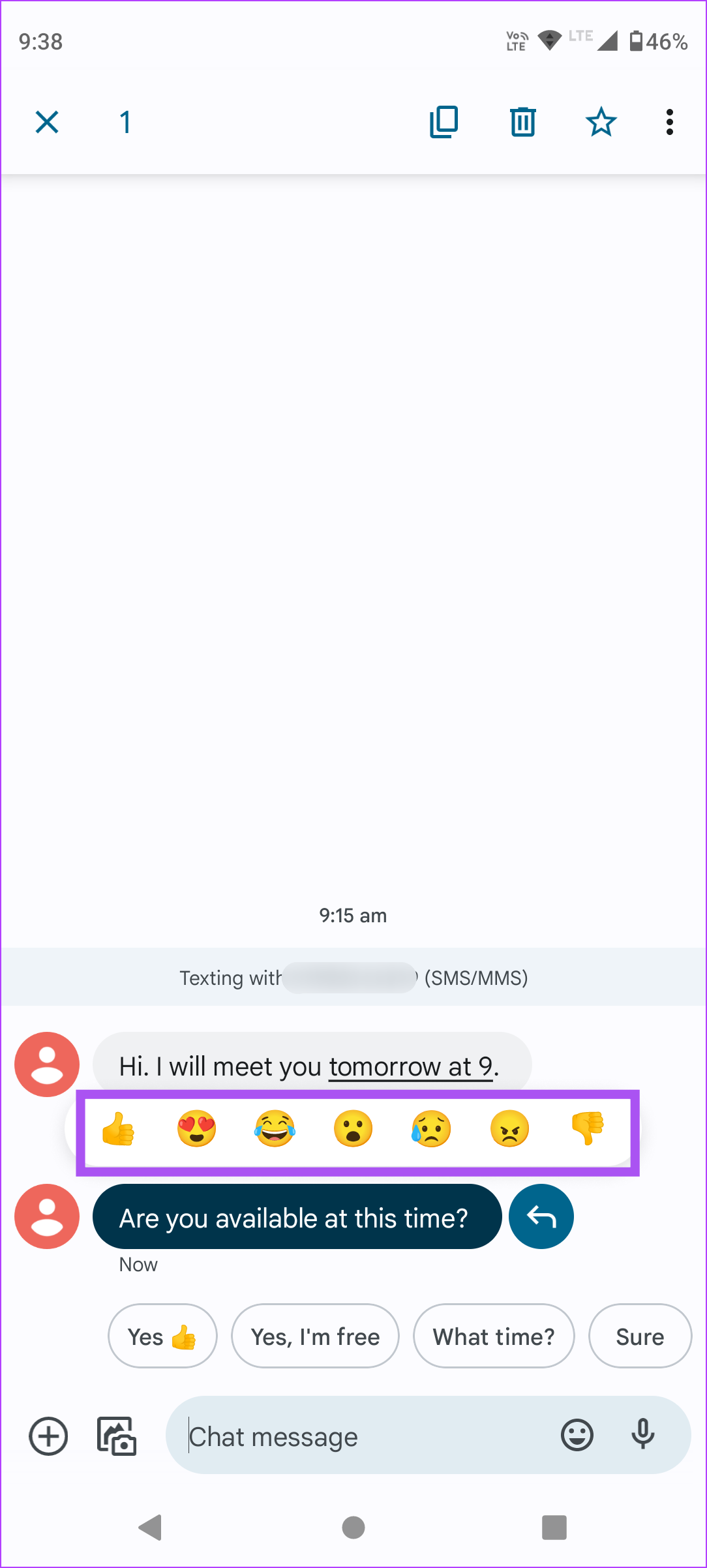 How to Use Reactions in Messages on Android illustration 23