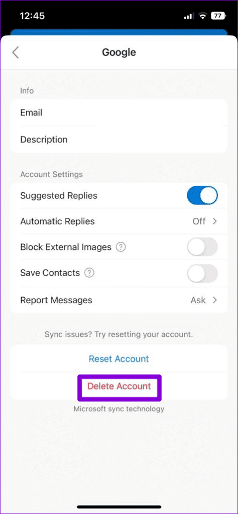 7 Ways to Fix Outlook App Not Syncing Emails on Android and iPhone illustration 45