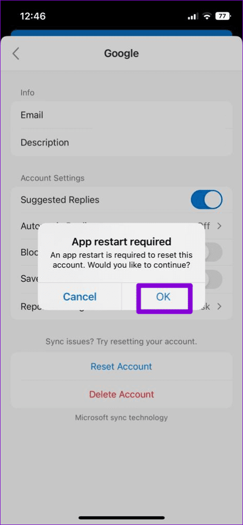 7 Ways to Fix Outlook App Not Syncing Emails on Android and iPhone illustration 22