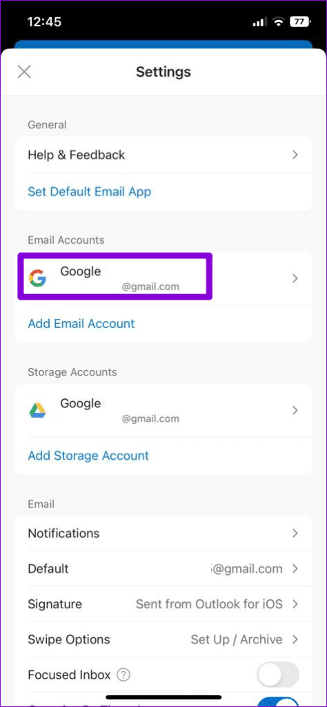 7 Ways to Fix Outlook App Not Syncing Emails on Android and iPhone illustration 20