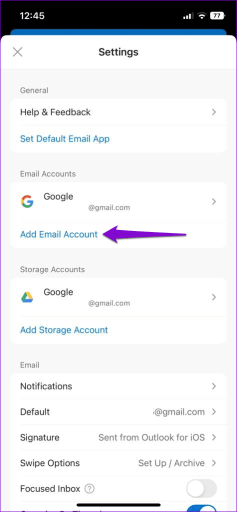7 Ways to Fix Outlook App Not Syncing Emails on Android and iPhone illustration 46