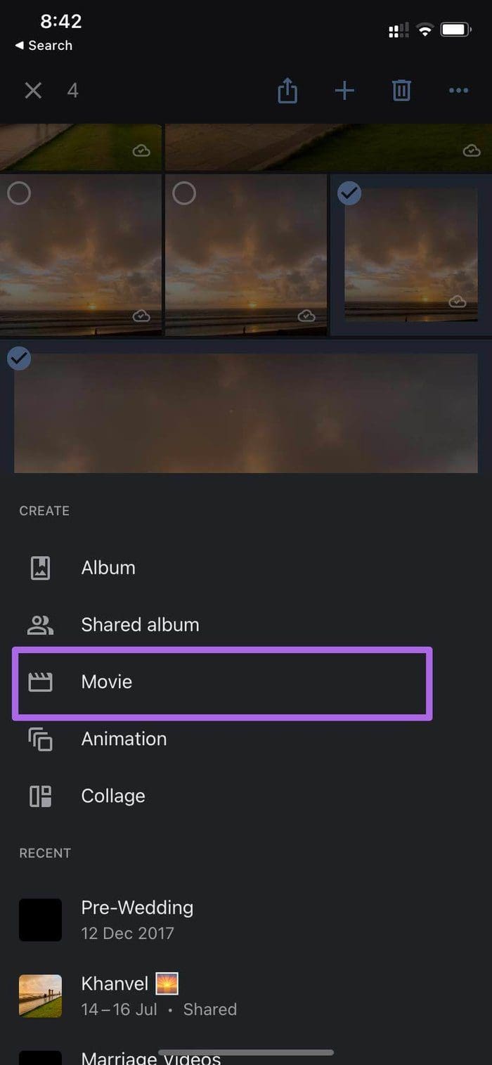 How to Make a Video With Multiple Pictures in Google Photos illustration 12