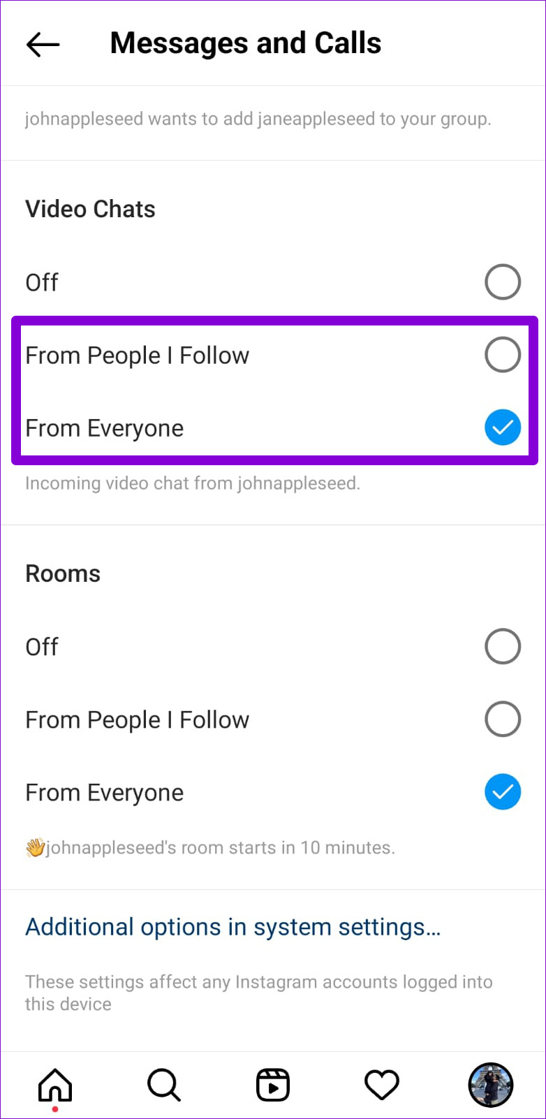 5 Ways to Fix Instagram Calls Not Ringing or Working illustration 51