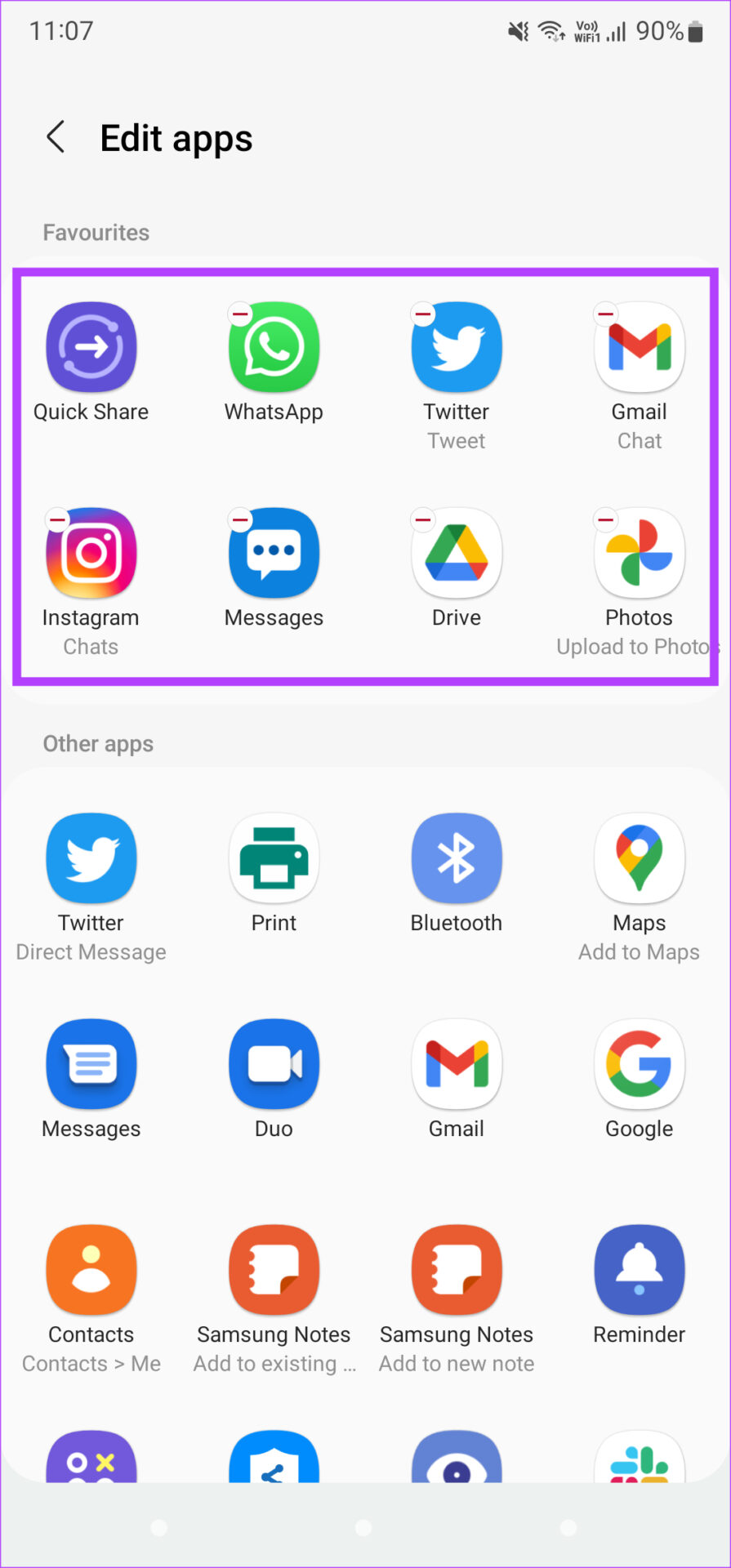 How to Customize Share Menu on Samsung Galaxy Phones illustration 23