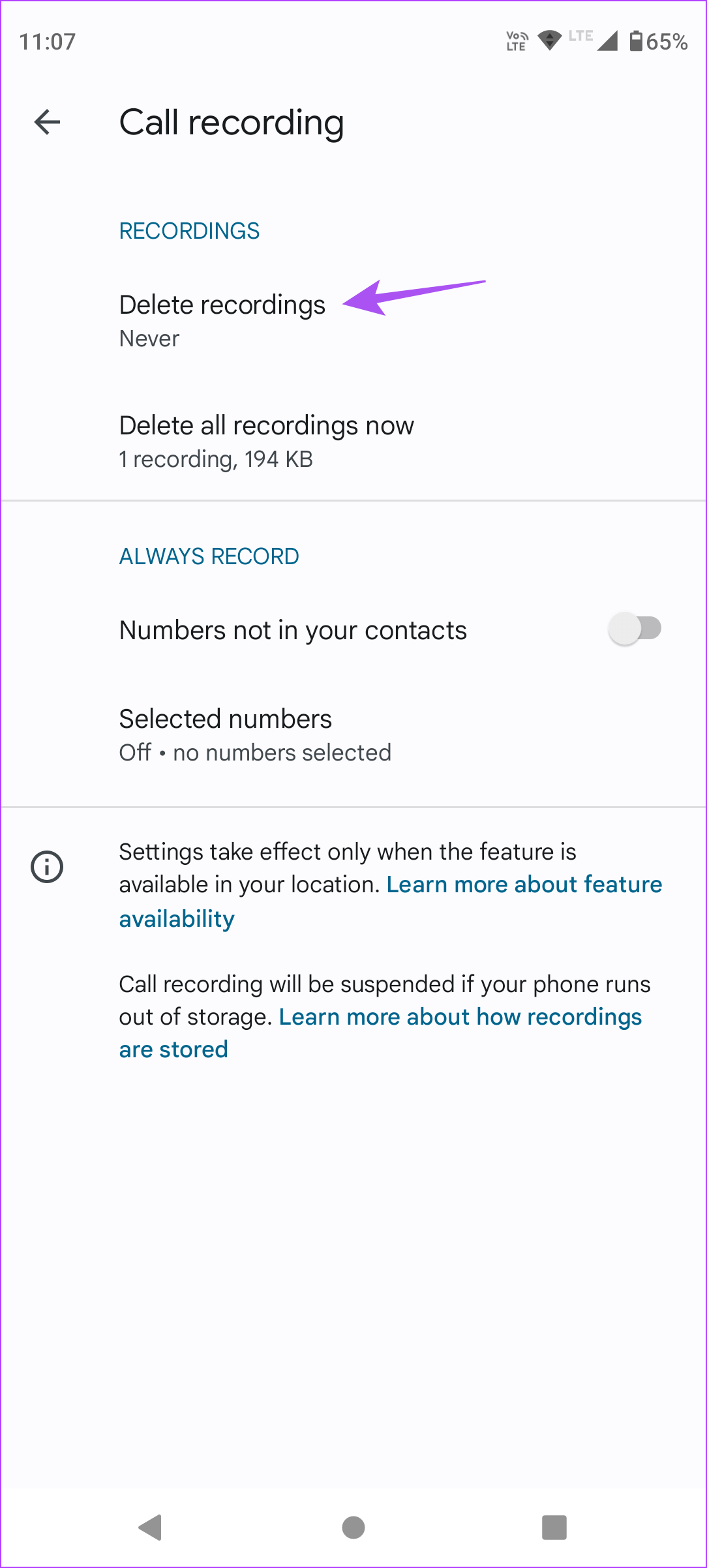 How to Record and Delete Call Recordings on Android illustration 33