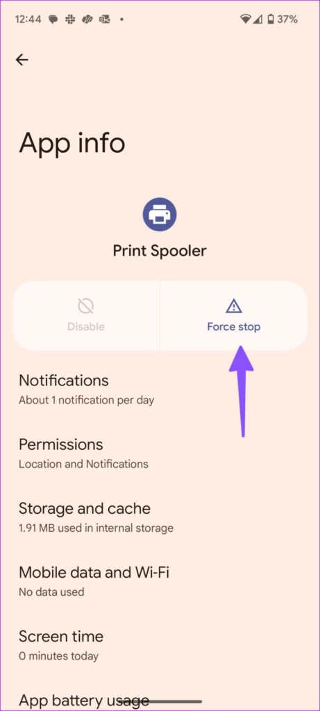 5 Ways to Fix Printer Isn’t Available Error on Android illustration 20