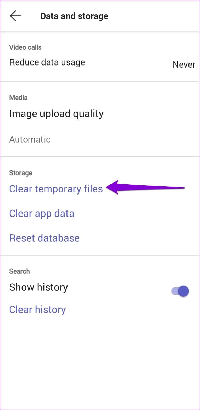 6 Ways to Fix Microsoft Teams App Not Working on Android illustration 30