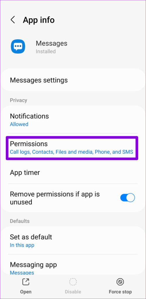 4 Ways to Fix Samsung Messages App Keeps Stopping illustration 14