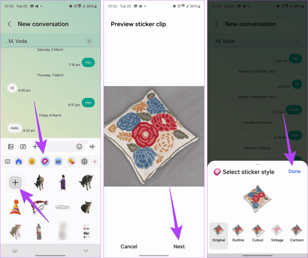 How to Create, Find, Delete, Use, and Send Custom Stickers on Samsung illustration 26