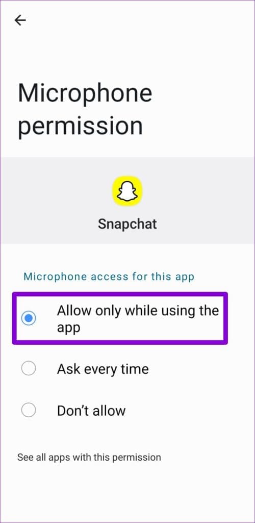 5 Ways to Fix Snapchat Voice Notes Not Working illustration 13