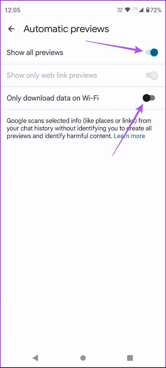 4 Fixes for Link Previews Not Working in Google Messages App illustration 17