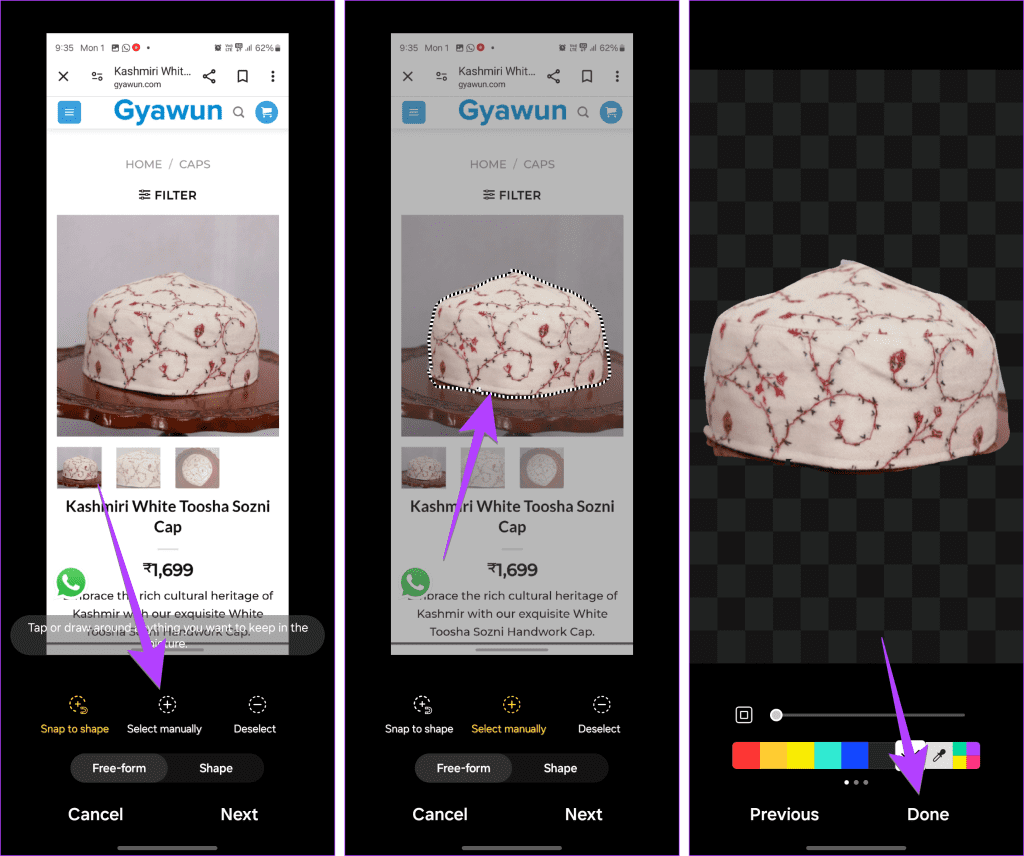 What to do if Manual Selection Doesn’t Work for Creating Custom Samsung Stickers illustration 13