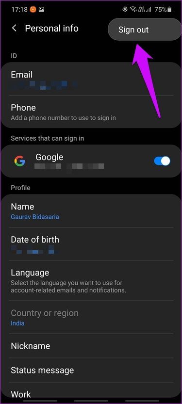 How to Add, Remove, and Delete Samsung Account From Your Android Phone illustration 16