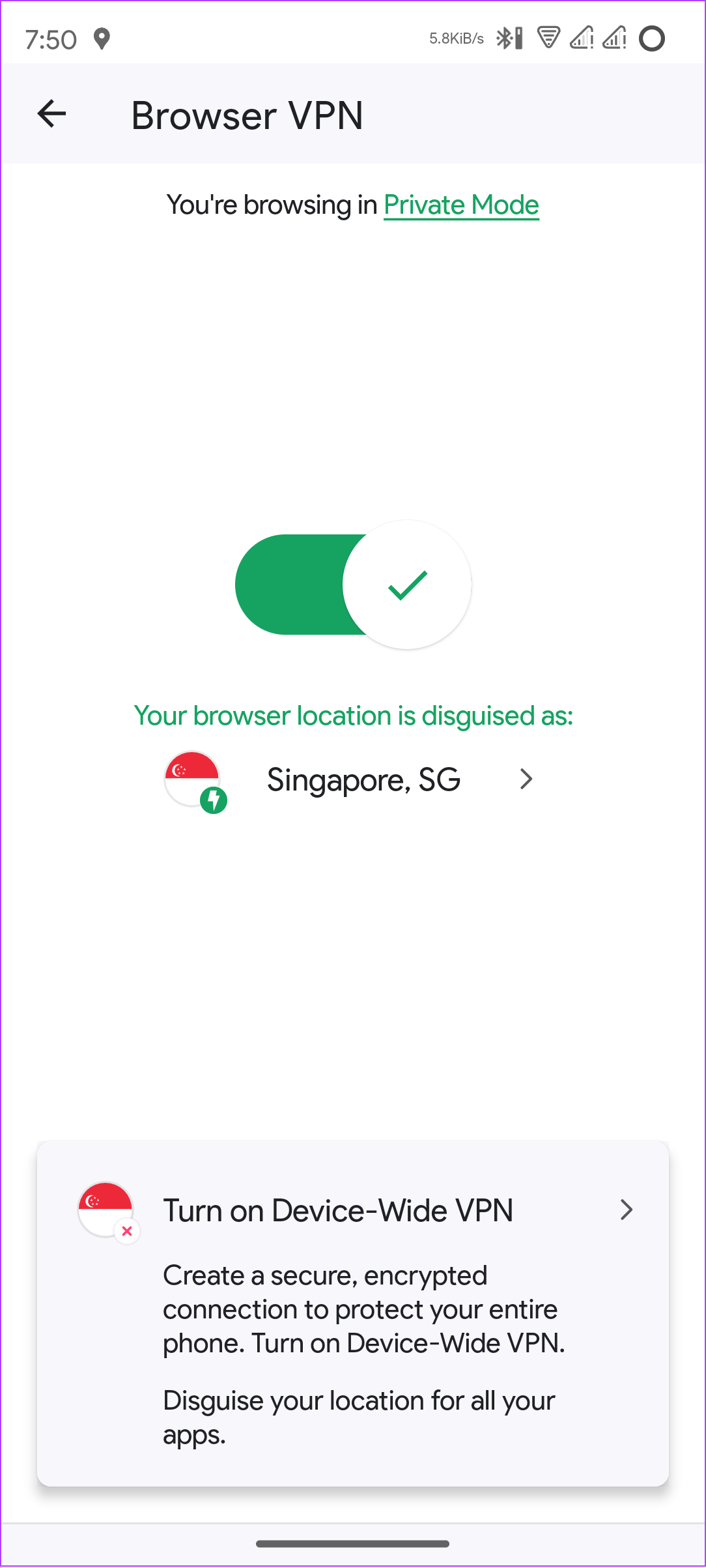 6 Best Browsers With Built-in VPN for Android illustration 61