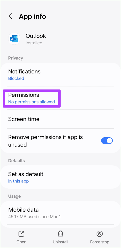 4 Ways to Fix Outlook App Not Working on Android illustration 12