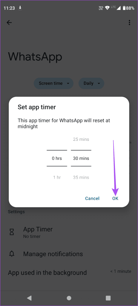 How to Add or Remove App Timer on Android illustration 9