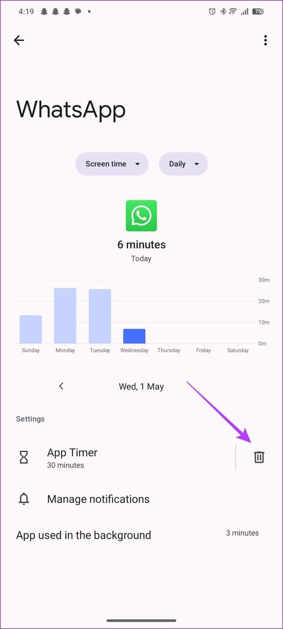 How to Add or Remove App Timer on Android illustration 12