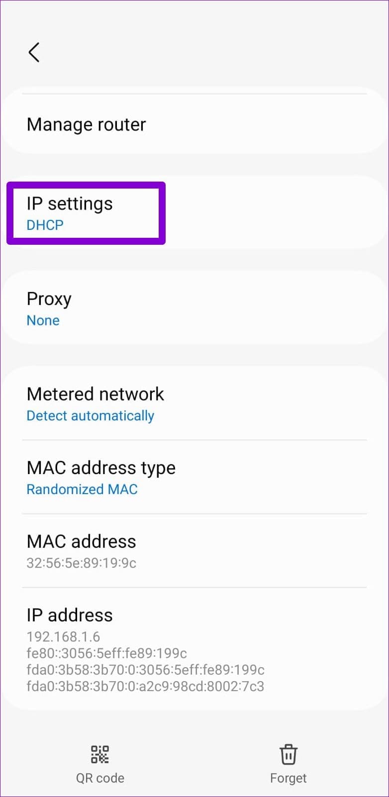 Top 9 Ways to Fix Failed to Obtain IP Address Error on Android illustration 24