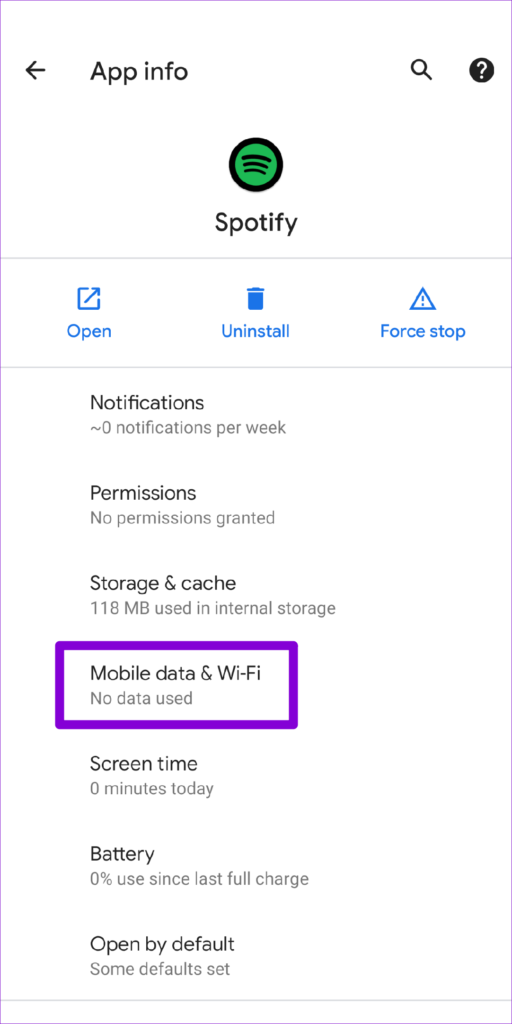 3 Ways to Fix Spotify No Internet Connection Available Error on Android illustration 13