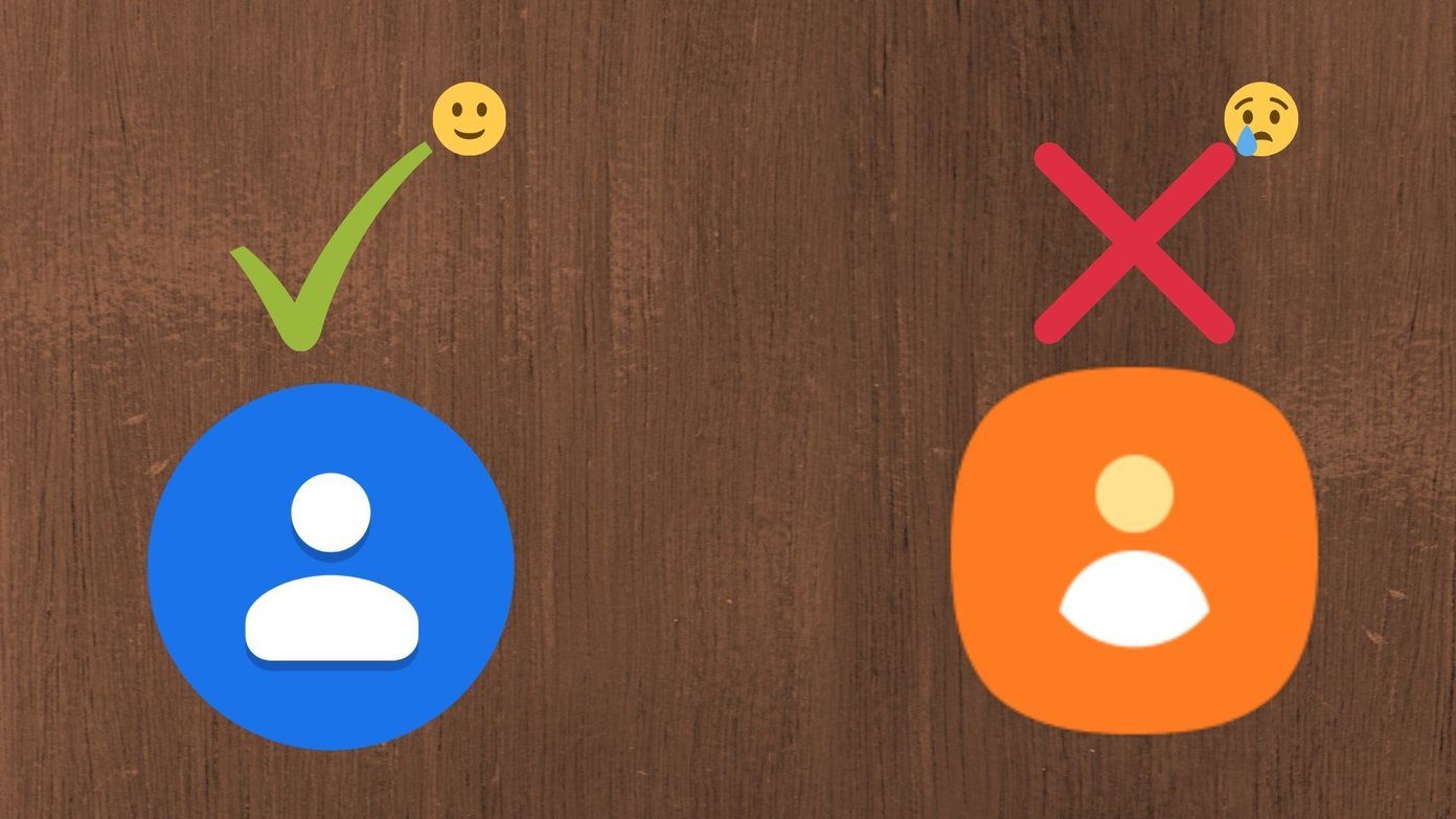 How to Use Google Contacts Instead of Samsung Contacts