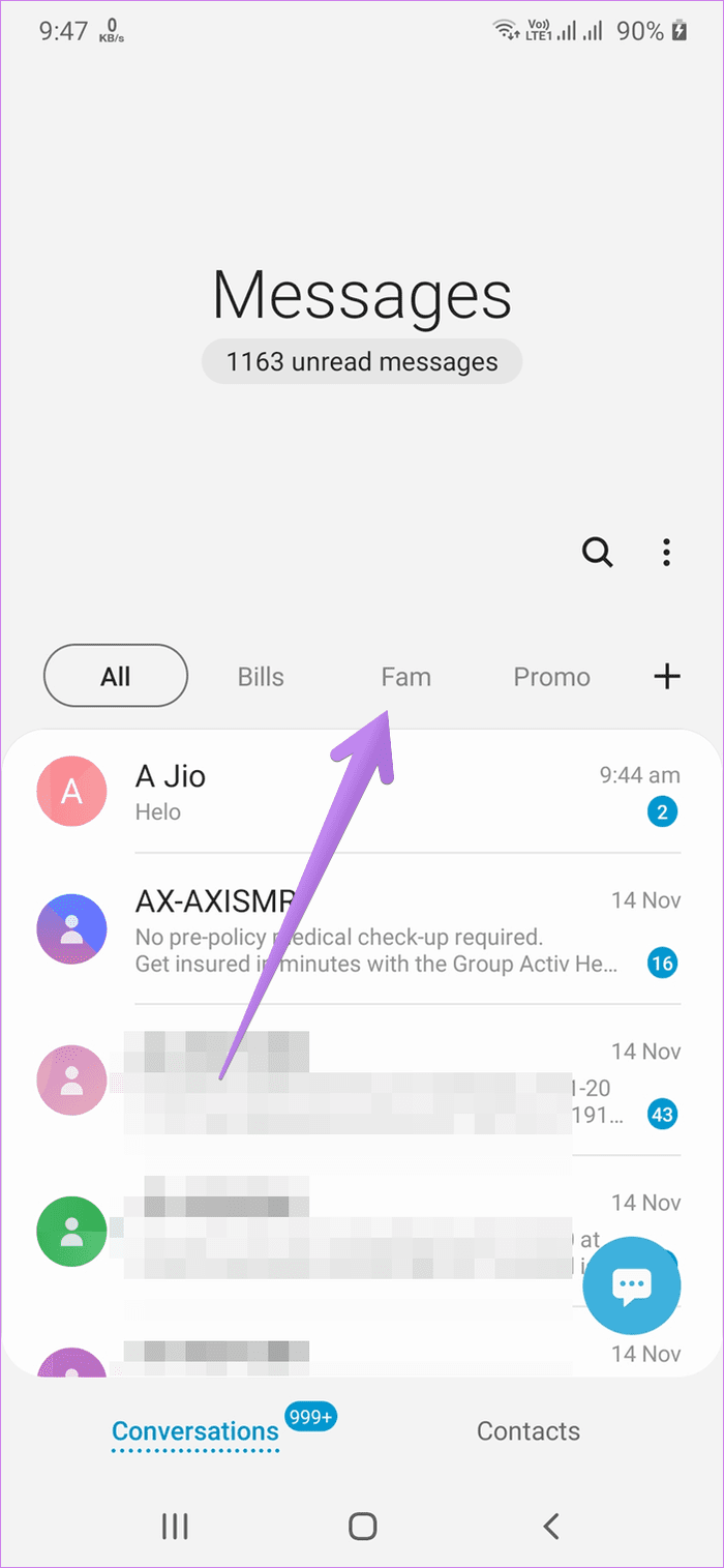 What Are Conversation Categories in Samsung Messages and How to Use Them illustration 7
