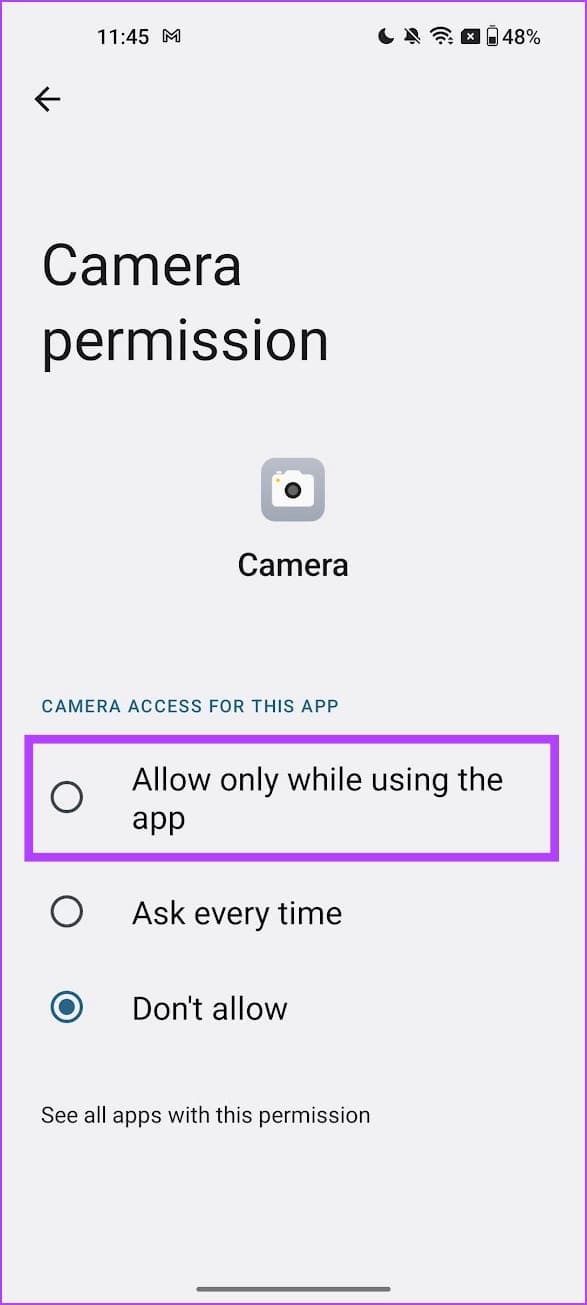 5 Ways to Fix Camera App Not Working on Android Issue illustration 17