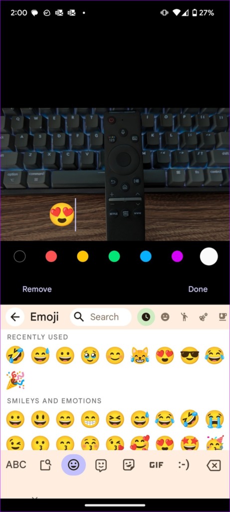 3 Ways to Put Emojis on a Picture on Android illustration 12