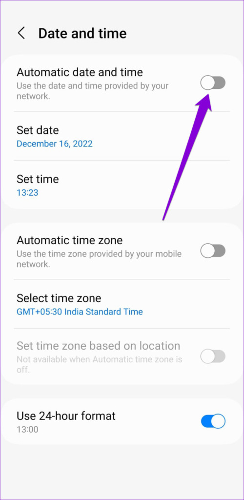 3 Ways to Fix the Wrong Time on Android and iPhone illustration 27