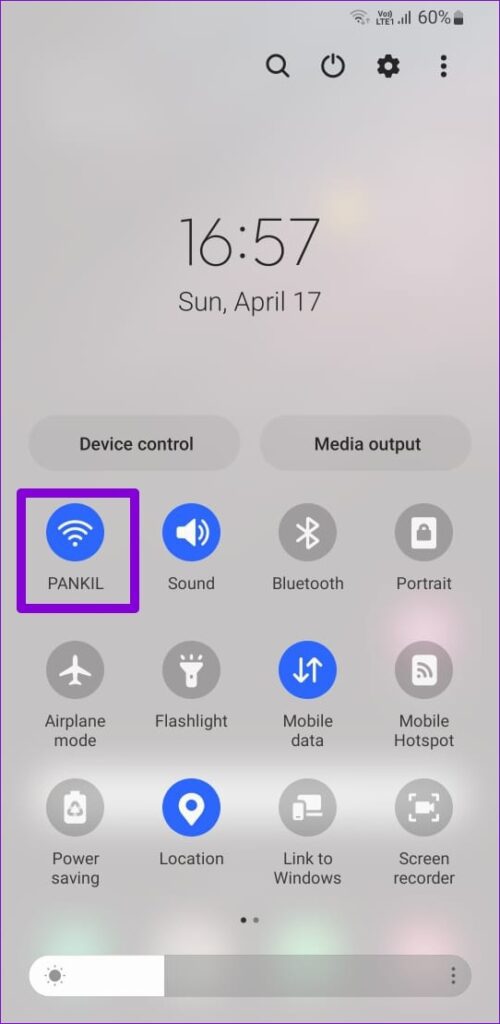 How to Use Quick Settings Panel on Samsung Galaxy Phones illustration 9