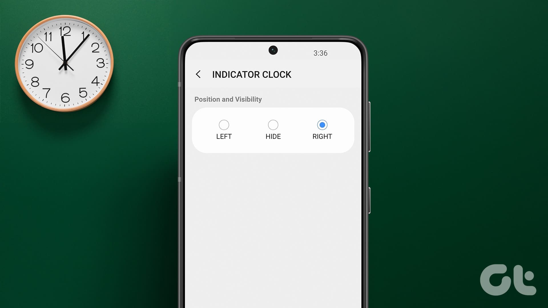 How to Change Status Bar Clock Position or Remove It on Samsung Phone