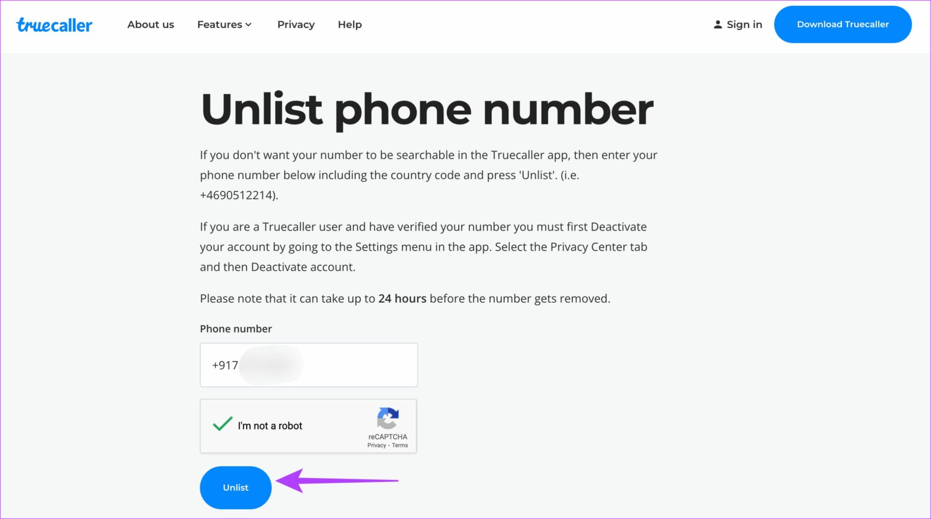 How to Unlist Your Phone Number From Truecaller illustration 49