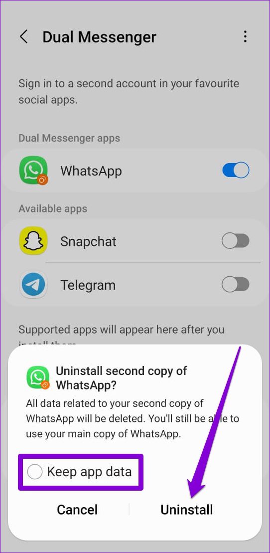 How to Use Dual Messenger on Samsung Galaxy Phones illustration 30