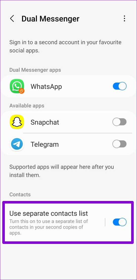 How to Use Dual Messenger on Samsung Galaxy Phones illustration 20