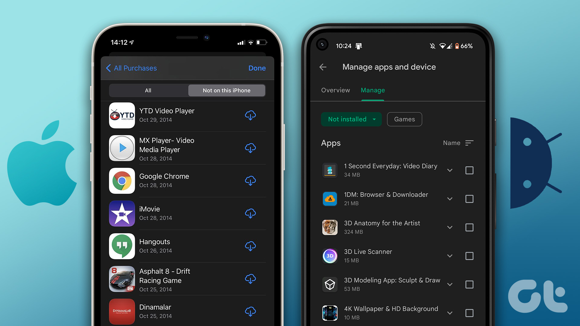 How to View and Manage Your Previously Downloaded Apps on Android and iPhone