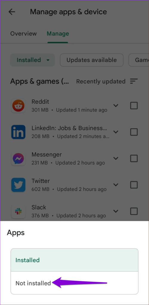 How to View and Manage Your Previously Downloaded Apps on Android and iPhone illustration 13