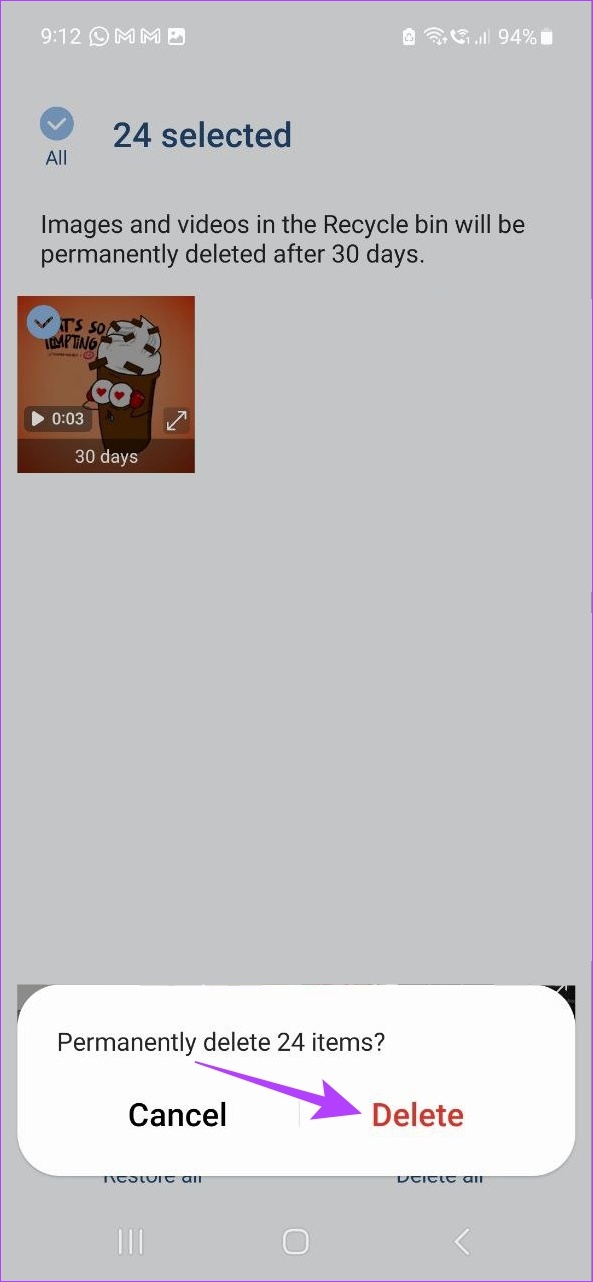 2 Ways to Find the Trash Folder on Android illustration 14