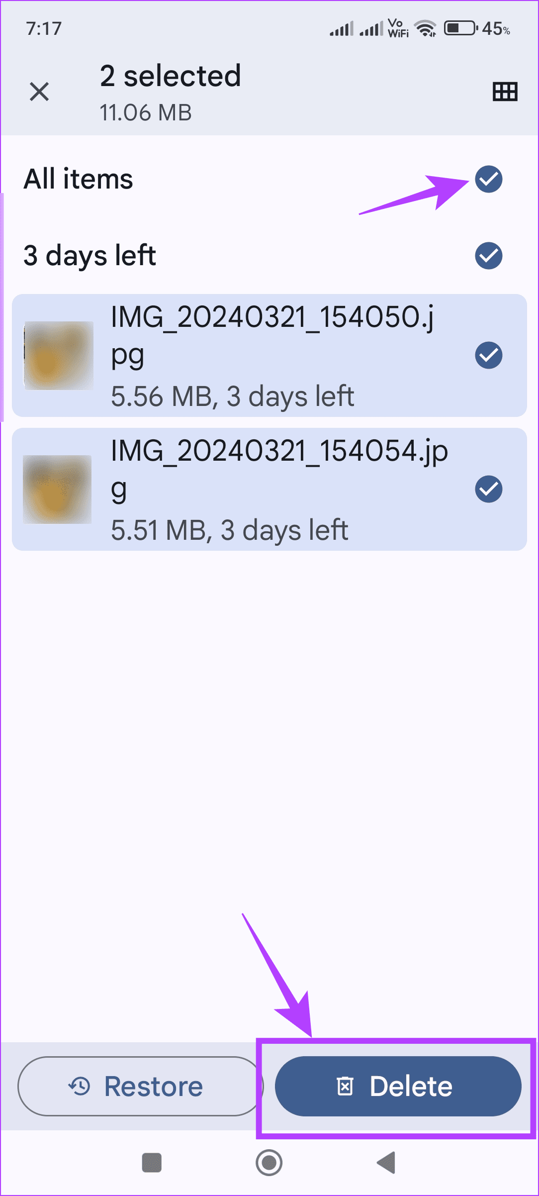 2 Ways to Find the Trash Folder on Android illustration 31