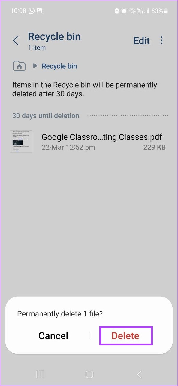 2 Ways to Find the Trash Folder on Android illustration 38