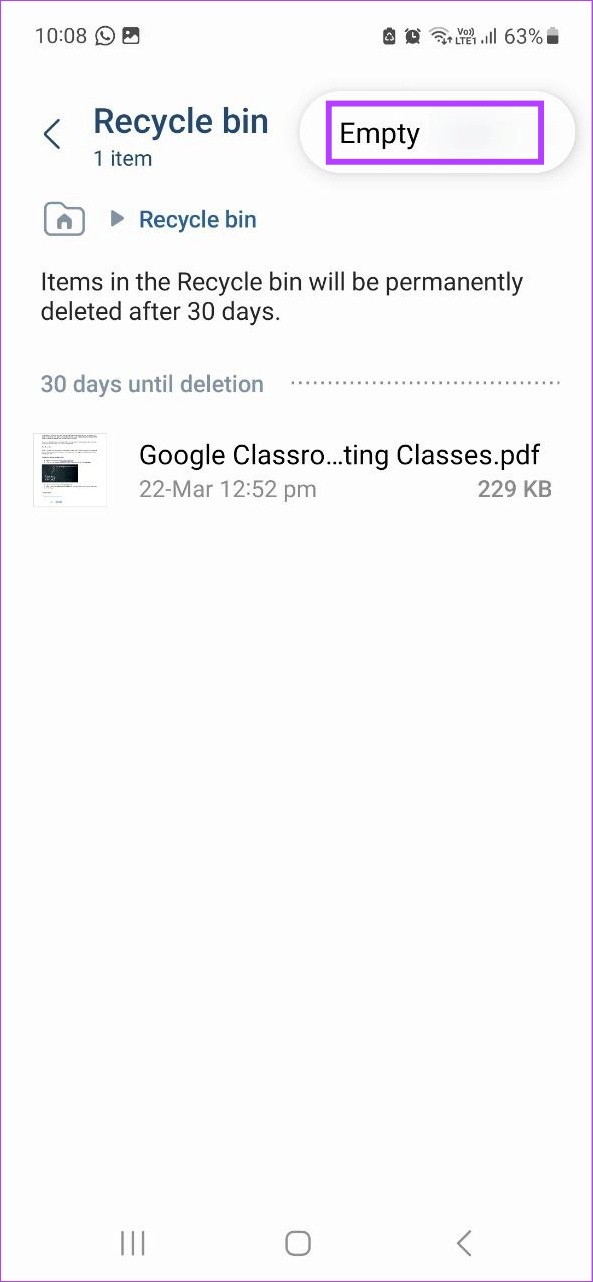 2 Ways to Find the Trash Folder on Android illustration 37