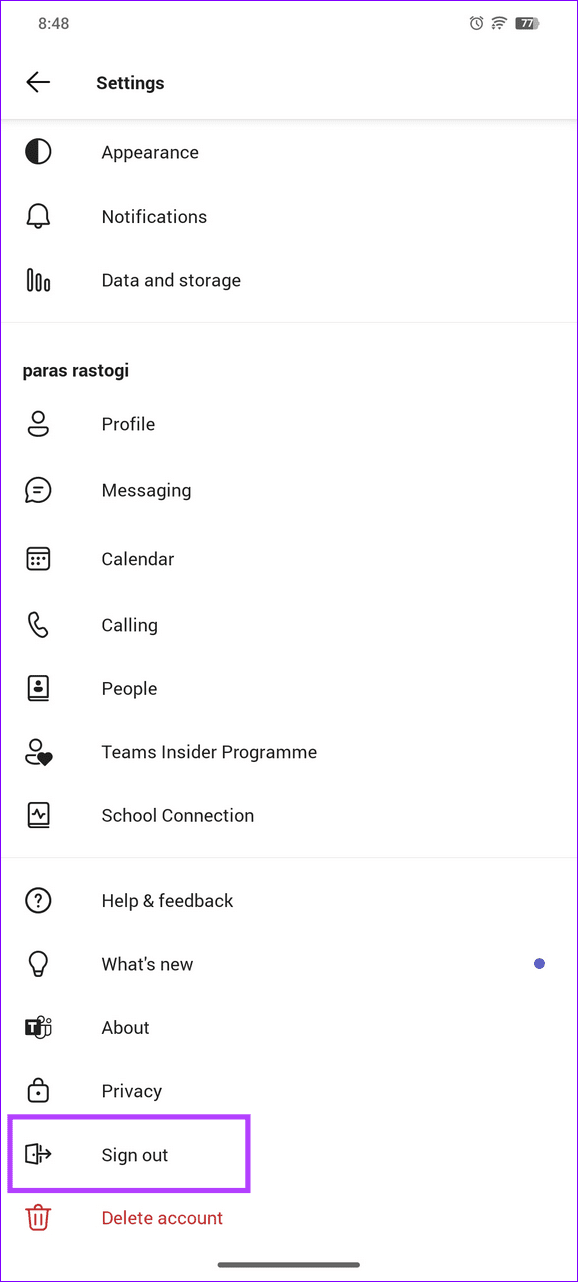 4 Ways to Fix Microsoft Teams Notifications Not Working on Android illustration 30