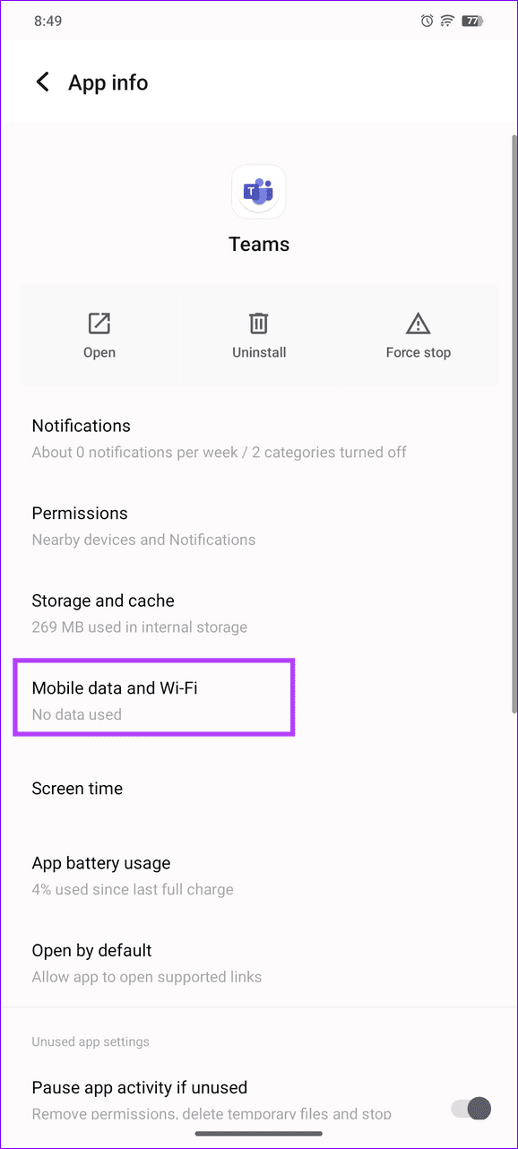 4 Ways to Fix Microsoft Teams Notifications Not Working on Android illustration 35