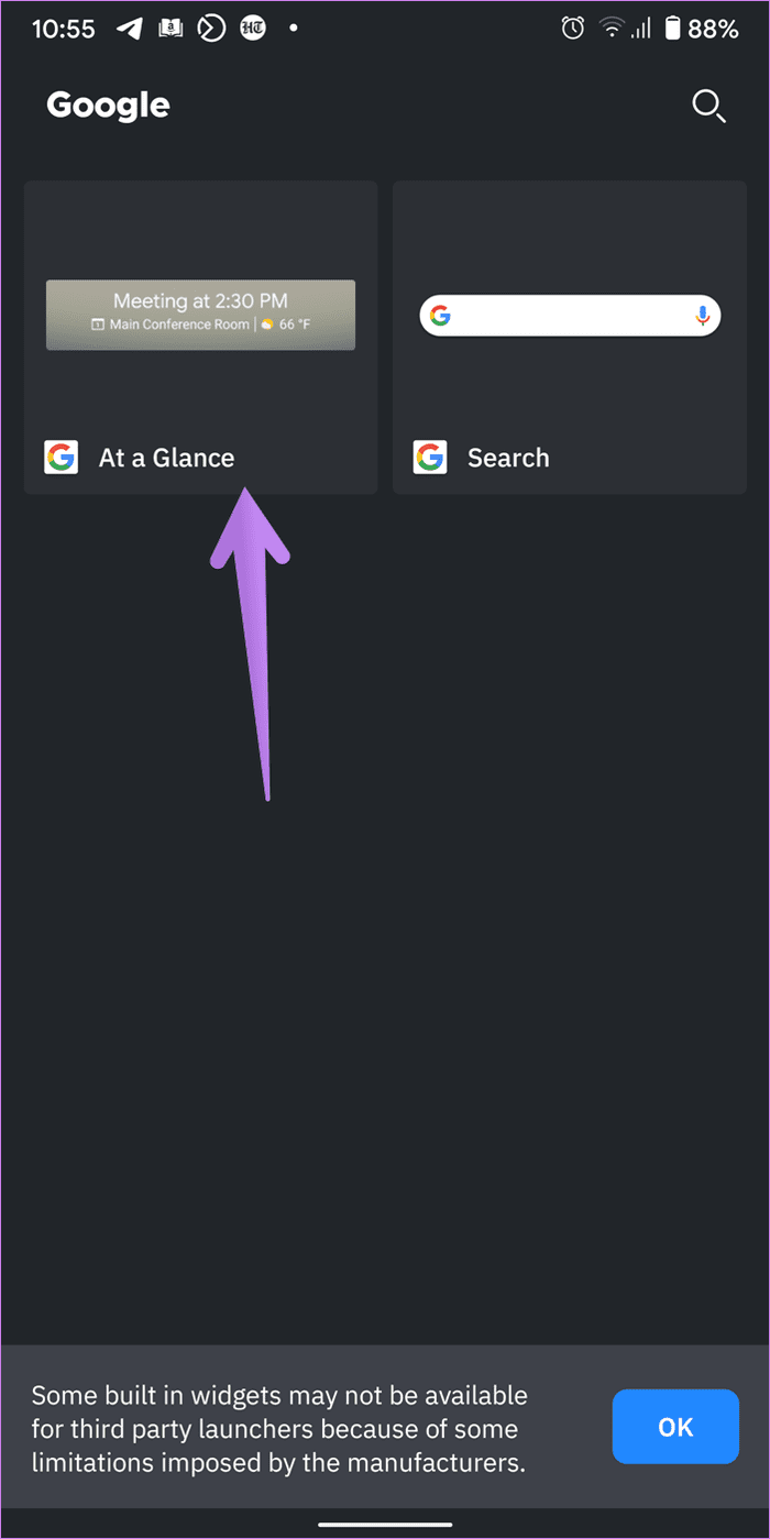 Top 8 Fixes for Google At a Glance Widget Not Working on Android illustration 13