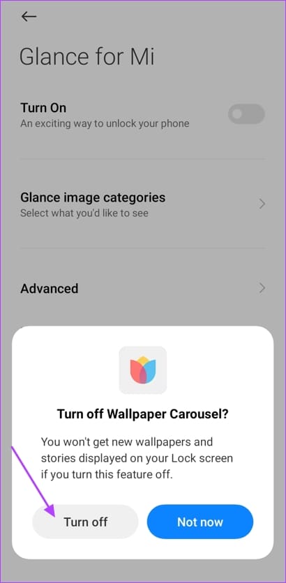 How to Turn Off Glance Lock Screen on MIUI illustration 13