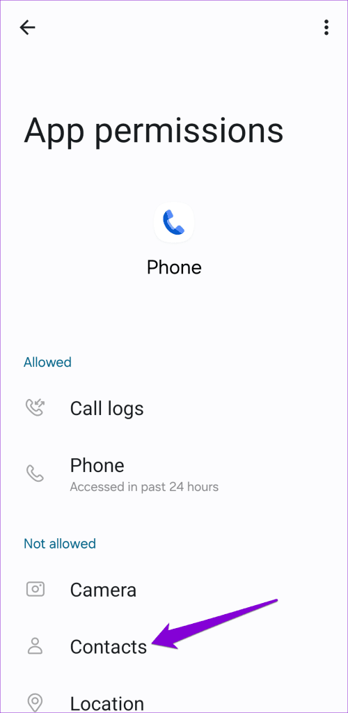 4 Fixes for Android Not Showing Contact Names for Incoming Calls illustration 13