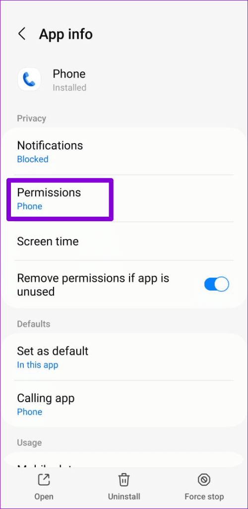 4 Fixes for Android Not Showing Contact Names for Incoming Calls illustration 11