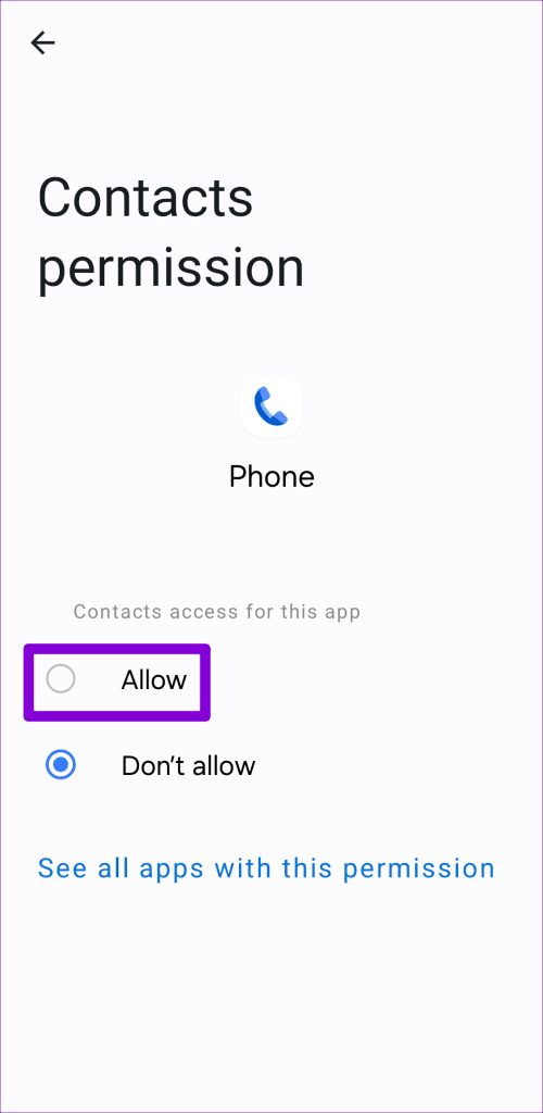 4 Fixes for Android Not Showing Contact Names for Incoming Calls illustration 14