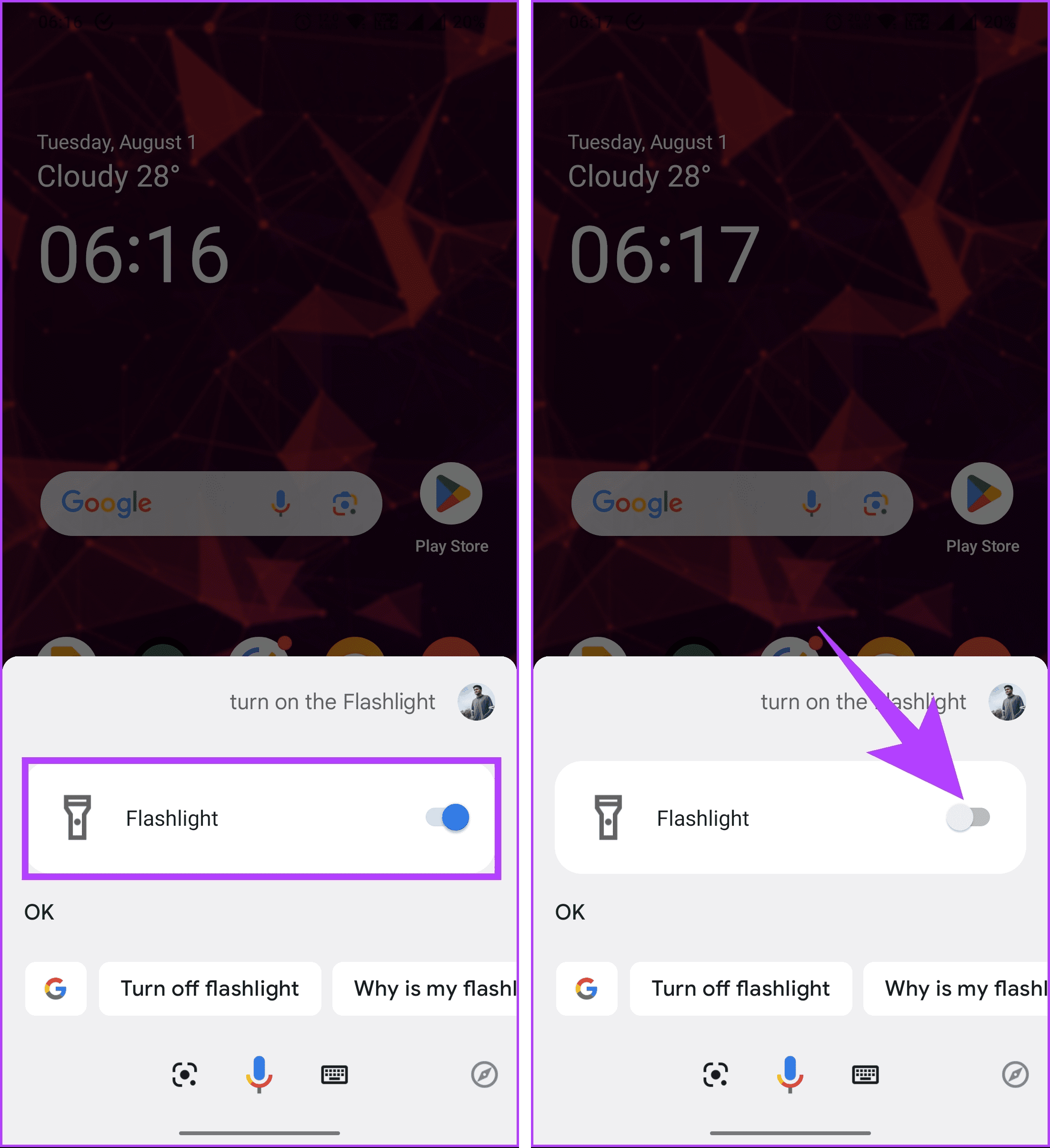 4 Best Ways to Turn Flashlight On or Off on Android illustration 28