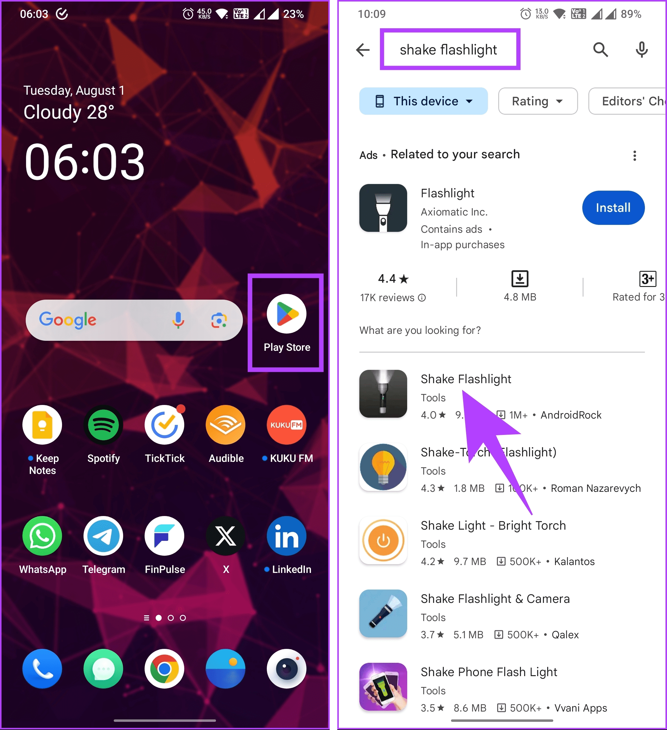 4 Best Ways to Turn Flashlight On or Off on Android illustration 65